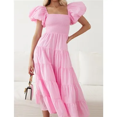 Roupas Femininas Vestidos de Algodão